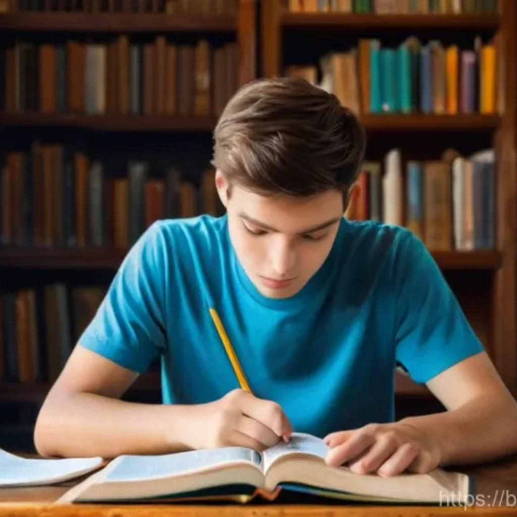 통역사 실기 시험 대비법 - **Prompt 1: Deep Language Foundation Study**
"A candid, medium shot of a focused young adult (ma...